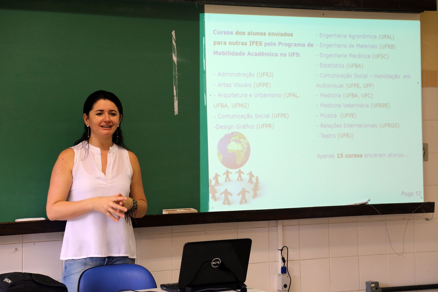 Segundo Fernanda Bispo, do Delib, a UFS  já enviou estudantes de 15 cursos diferentes para instituições federais. (fotos: Schirlene Reis/Ascom-UFS) 